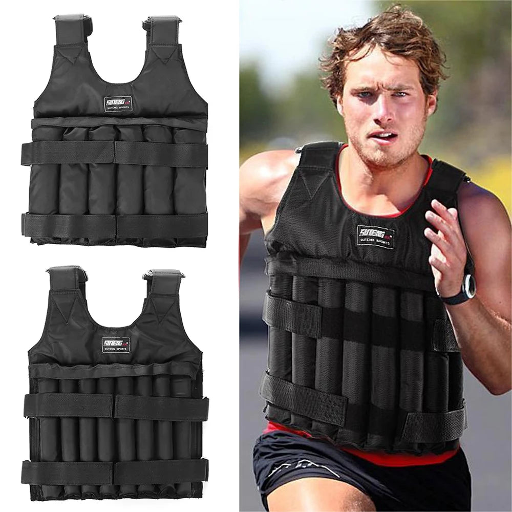 Adjustable Weight Vest Jacket for Running and Training - Available in 3Kg to 50Kg Options