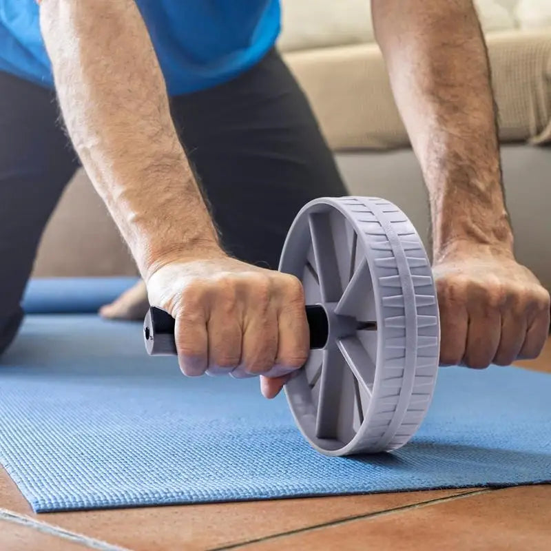 Abdominal Muscle Trainer Wheel - Home Gym Fitness Equipment