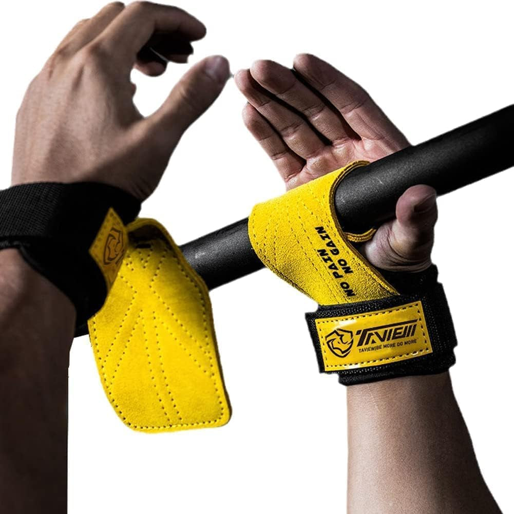 Professional Weightlifting Wrist Straps for Enhanced Grip Support - Deadlift Straps and Weightlifting Gloves for Pull-Ups, Deadlifts, and Shrugs