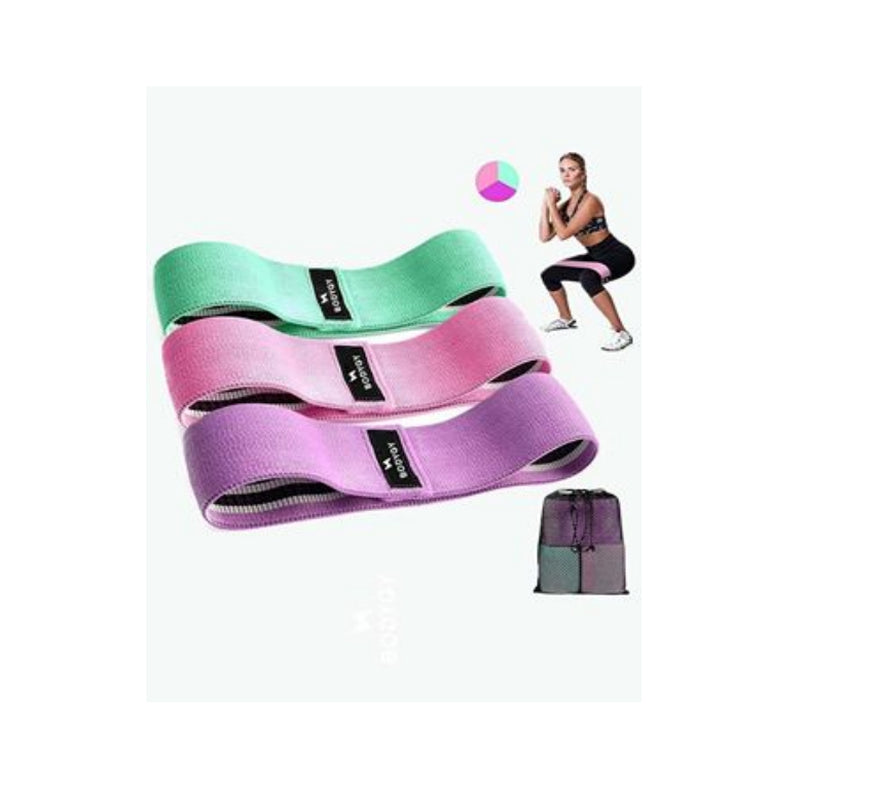 Elastic Resistance Band for Hip Circle Fitness and Squat Training