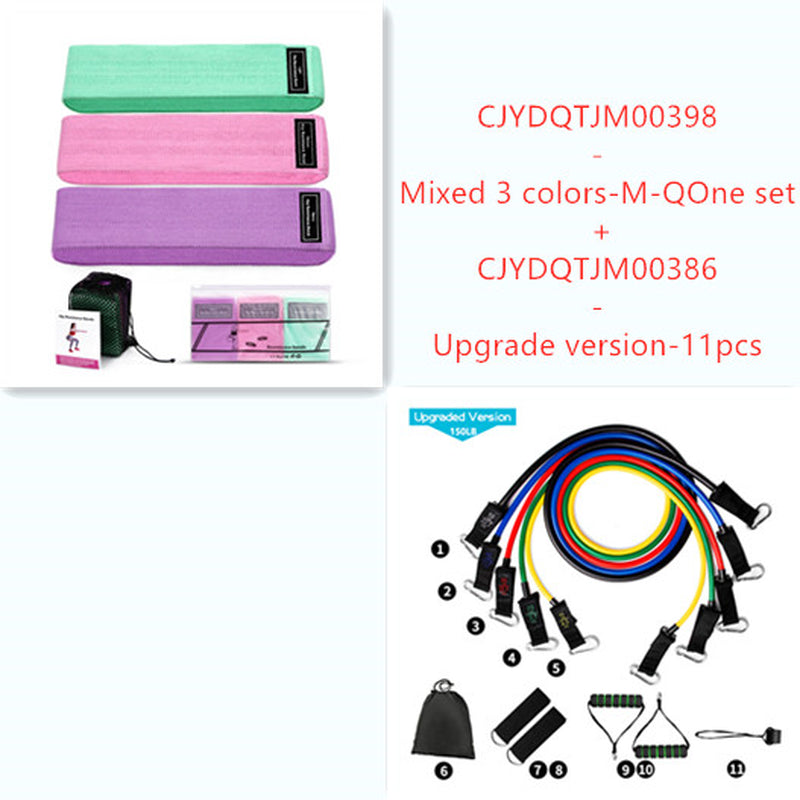 Elastic Resistance Band for Hip Circle Fitness and Squat Training