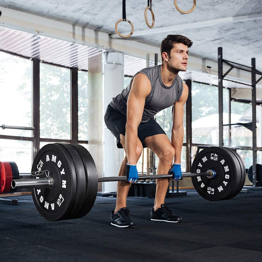 LB Olympic Bumper Plates with Steel Inserts for Strength Training