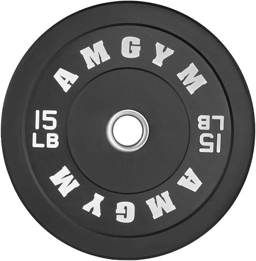LB Olympic Bumper Plates with Steel Inserts for Strength Training