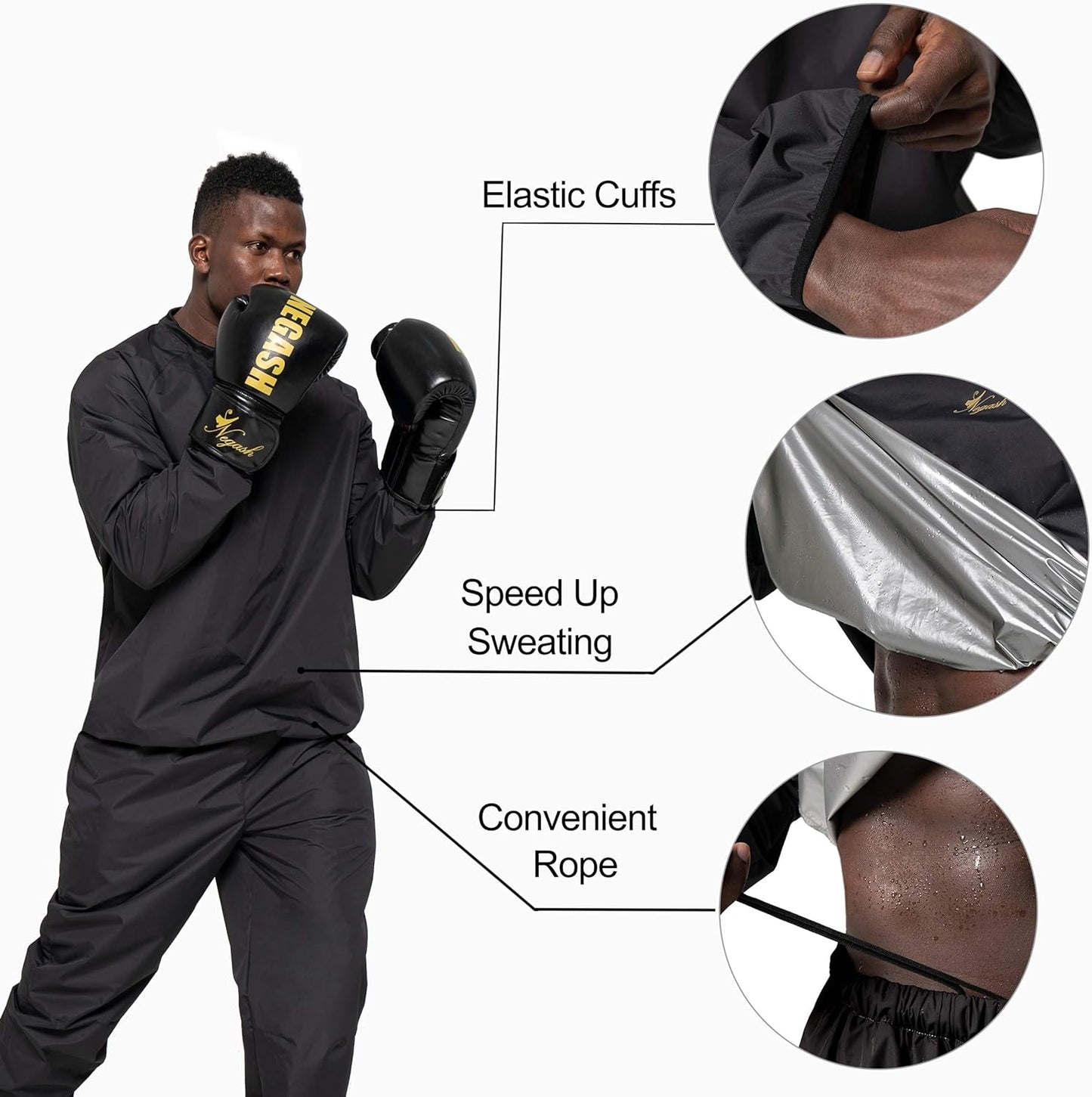 Men's Lightweight Waterproof Boxing Fitness Suit