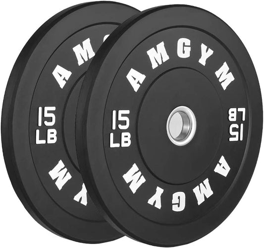 LB Olympic Bumper Plates with Steel Inserts for Strength Training