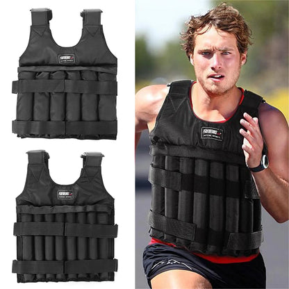 Adjustable Weight Vest Jacket for Running and Training - Available in 3Kg to 50Kg Options