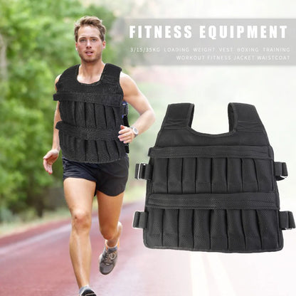Adjustable Weight Vest Jacket for Running and Training - Available in 3Kg to 50Kg Options