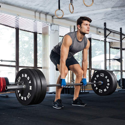 LB Olympic Bumper Plates with Steel Inserts for Strength Training