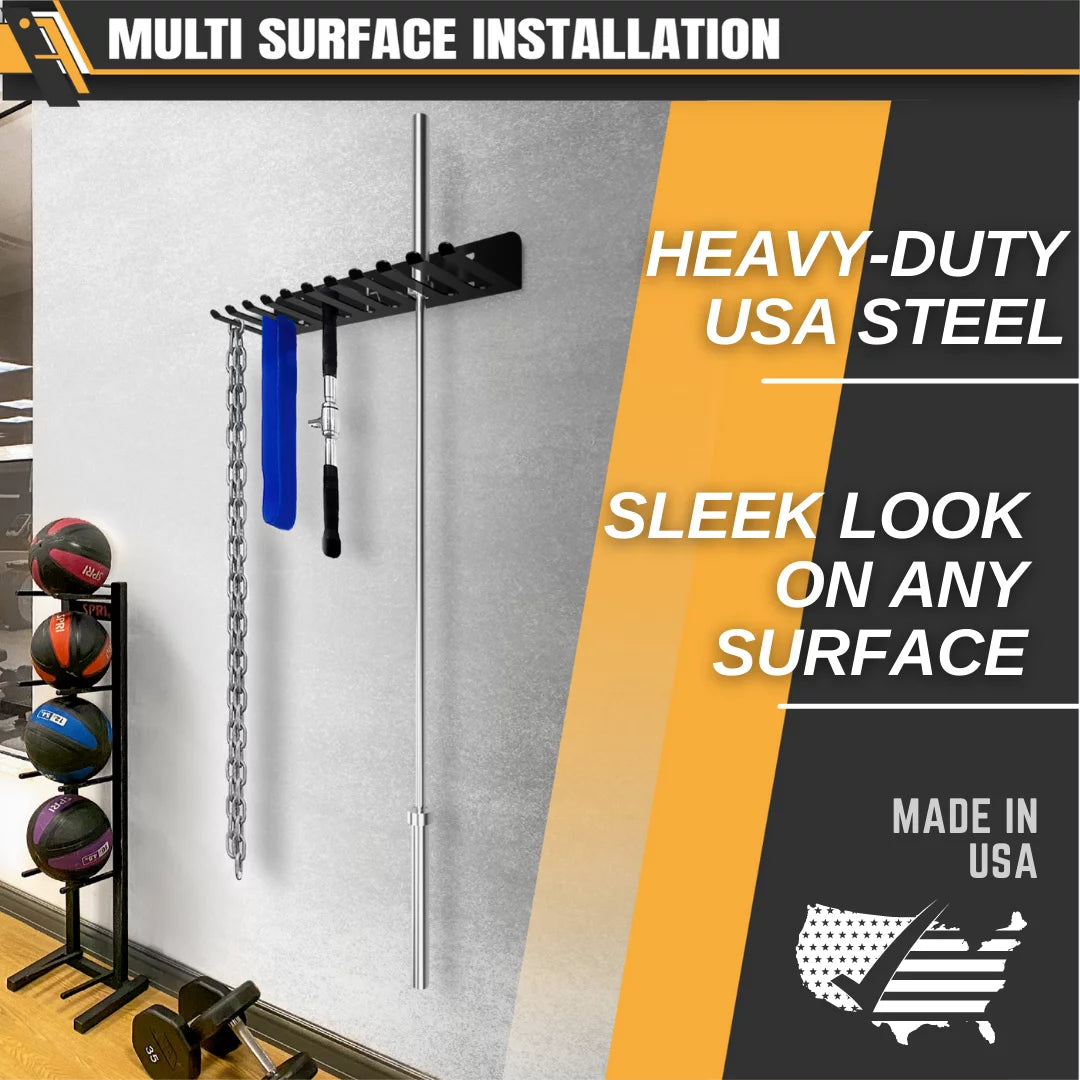 Omega Beast Gym and Barbell Storage System