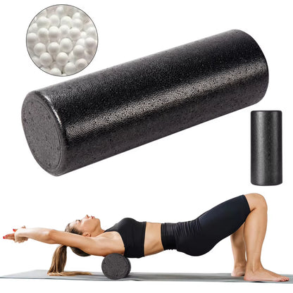 12-Inch High-Density Solid Core Foam Roller for Deep Tissue Massage and Muscle Recovery