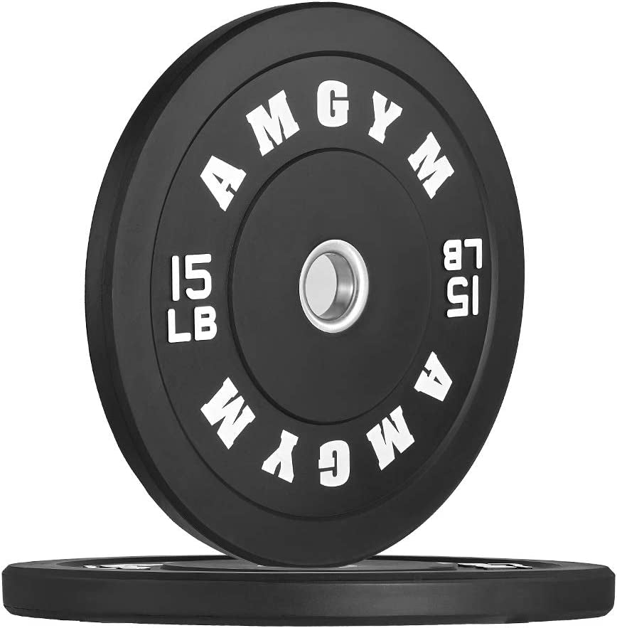 LB Olympic Bumper Plates with Steel Inserts for Strength Training