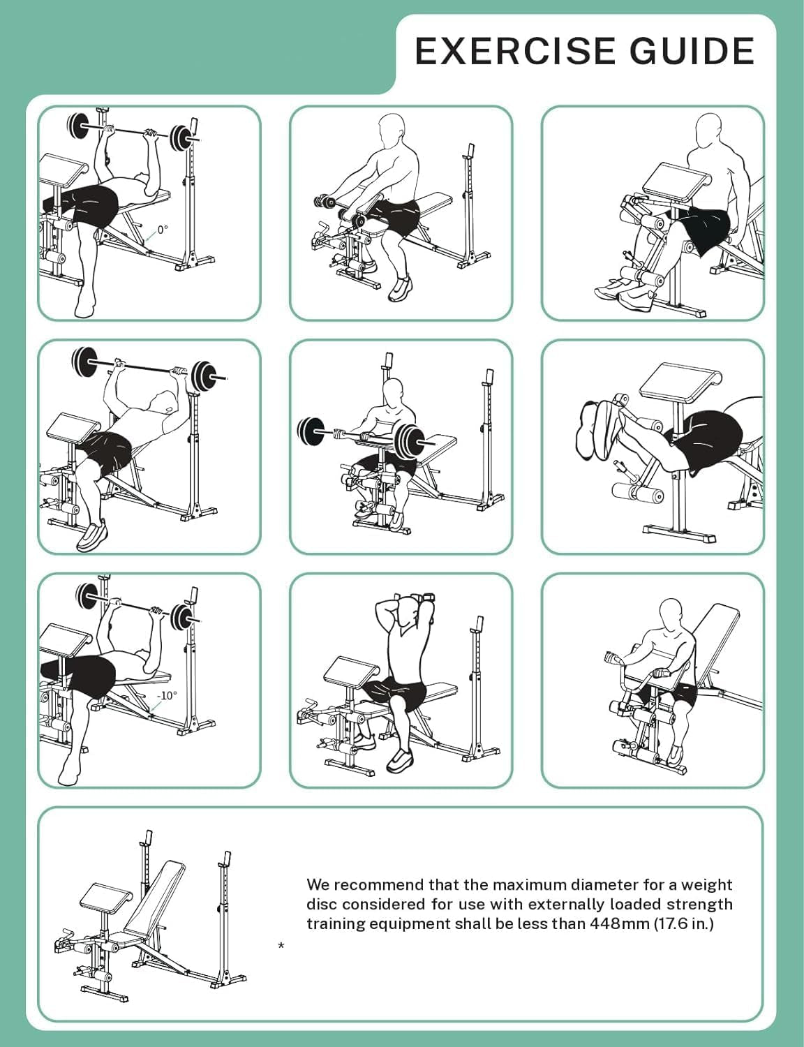 900 lbs Weight Bench Set with Squat Rack, Preacher Curl, and Leg Extension for Comprehensive Home Gym Workouts