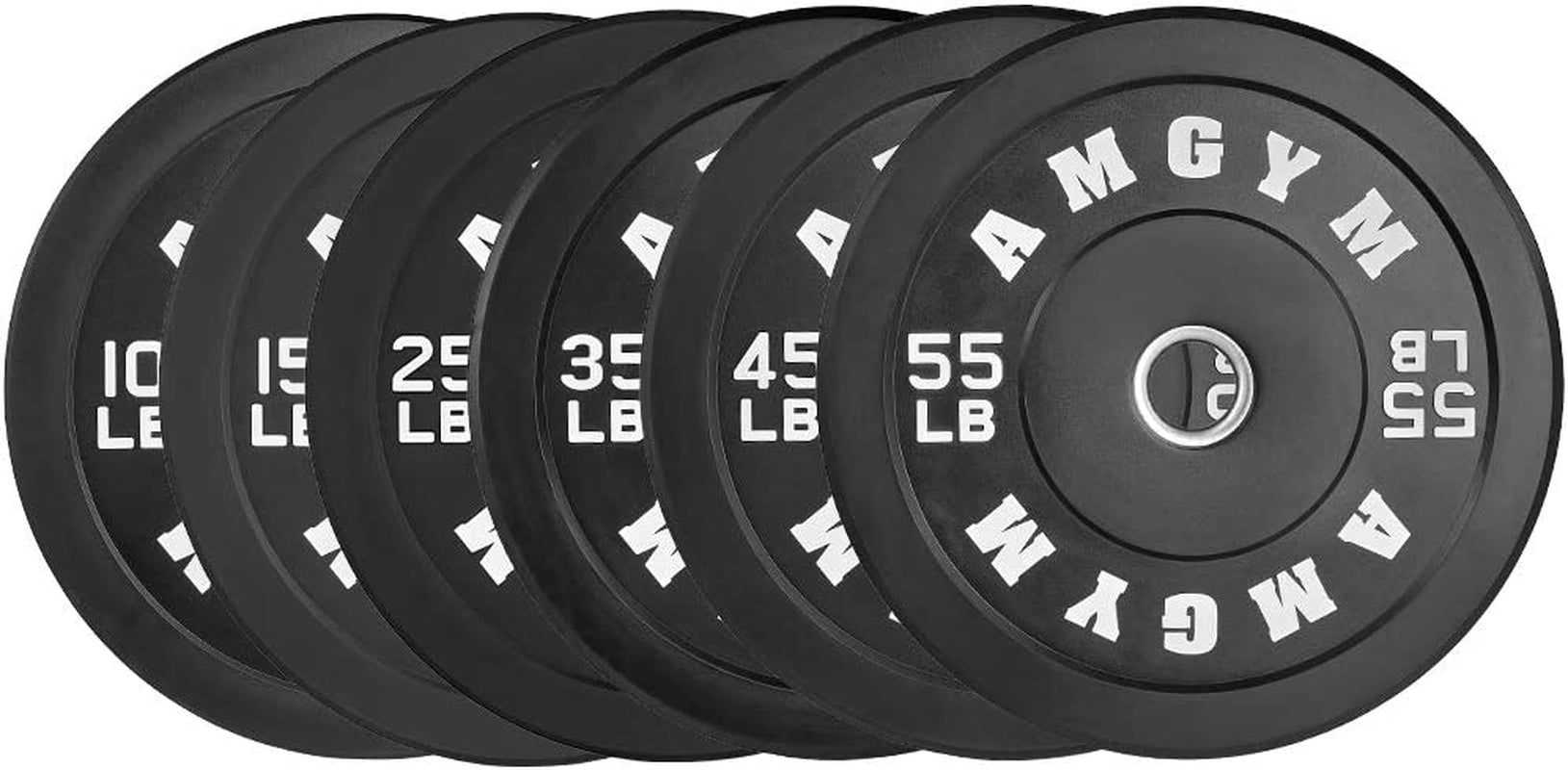 LB Olympic Bumper Plates with Steel Inserts for Strength Training