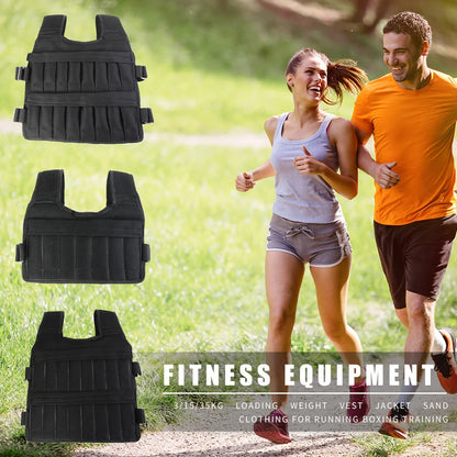 Adjustable Weight Vest Jacket for Running and Training - Available in 3Kg to 50Kg Options